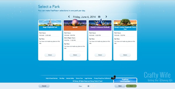 Select a park