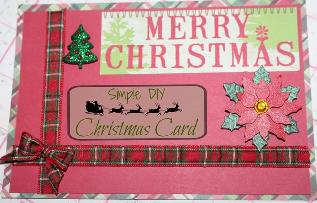 Simple DIY Christmas Card