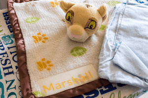 To match a safari themed nursery, I pulled out my silhouette and customized items from the Disney Baby Lion King collection at @Walmart. #ad #TBD