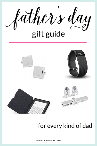 A Father's Day Gift Guide for every kind of father out there! The geeky, technology lover, serious businessman, nerdy, bookworm dad will all find something on this gift guide!