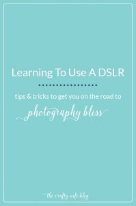 Ever wonder what to do after you buy a camera? Get on the road to photography bliss with these five tips on how to get started learning to use a DSLR.