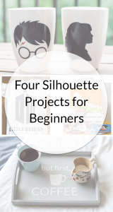 If you're wondering where to start, check out these four Silhouette projects for beginners that will get you used to working with different types of vinyl and materials!
