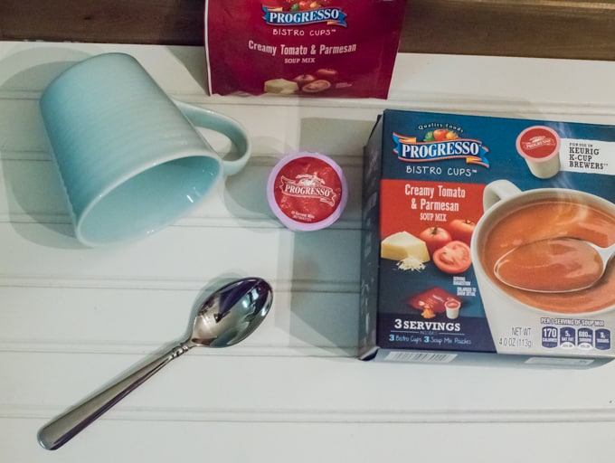 As a new mom, finding time to eat can be hard!  Especially when your baby wants to cuddle.  Grab a few MOMents to yourself with the new Progresso #bistrocups! #thenewbrew