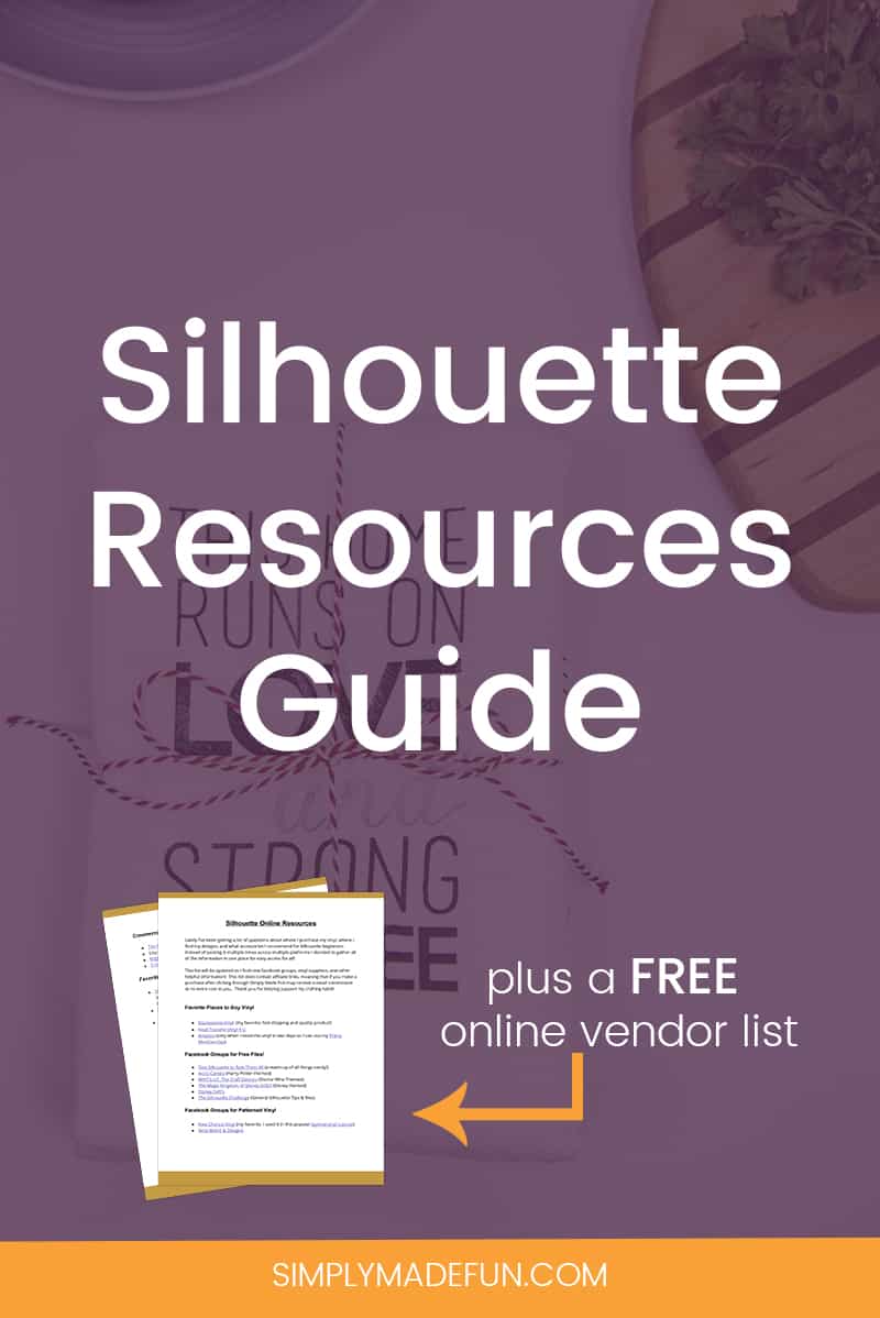 Silhouette Resources Guide