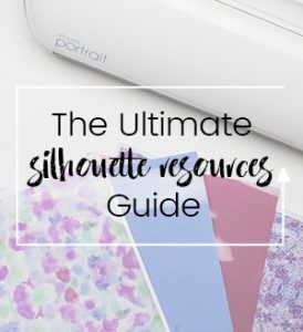 The most comprehensive Silhouette resources guide that will help you learn your machine, find free files, and figure out the best fonts to use!