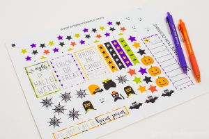 Halloween Stickers | Happy Planner | Free Printable | Halloween Printable | Holiday Crafts