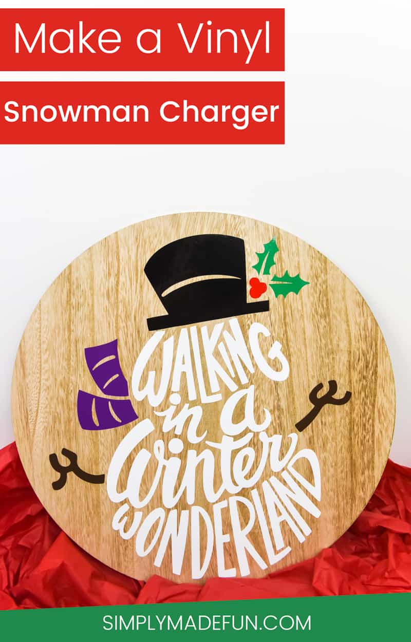 Christmas Crafts | Christmas Ideas | Snowman Crafts | Silhouette Cameo Crafts | Vinyl Crafts | Vinyl Snowman