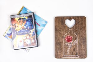 Beauty and the Beast Enchanted Rose Art | Disney Crafts | Silhouette Cameo Crafts | Vinyl Crafts | Beauty and the Beast | Belle Crafts