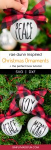 Rae Dunn Christmas Ornaments
