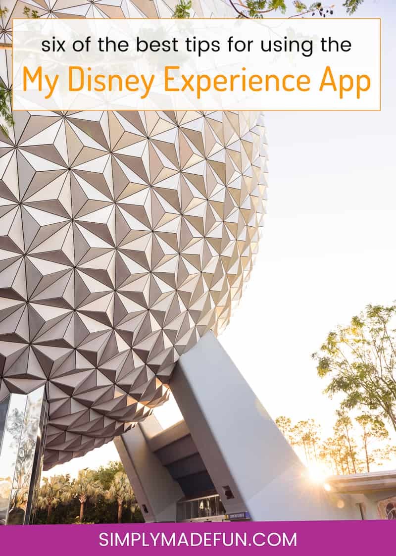 My Disney Experience App - Type A personalities rejoice! The My Disney Experience App makes it so easy for us to plan ahead and get the reservations and Fastpasses that our families want. I've got 6 tips to help you figure out how to use the app to your advantage! 