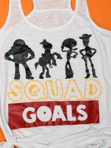 Toy Story Shirt - Toy Story Land is opening at Disney World Summer of 2018 and we're designing our own shirts for opening day! If you or your little ones love the Toy Story characters and can't wait for the new land to open at Disney's Hollywood Studios, you need these shirts! They're super easy to make with a Silhouette Cameo or Cricut Machine and when you're done you'll have super cute and custom shirts for your next Disney vacation!