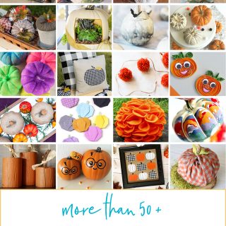 Choose from over 50 diy fall pumpkin crafts to try!