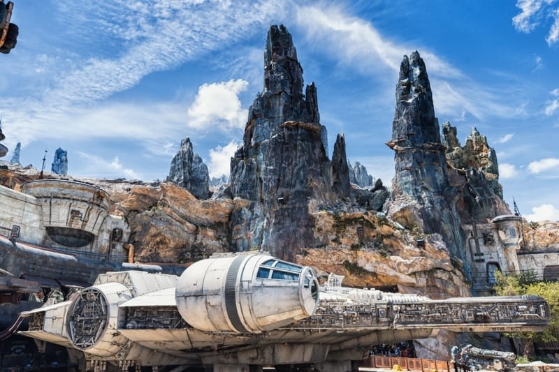Millennium Falcon at Star Wars Galaxy's Edge at Disney World