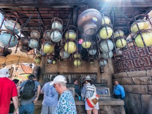 Try the green milk and blue milk drinks at Star Wars Galaxy's Edge at Disney World