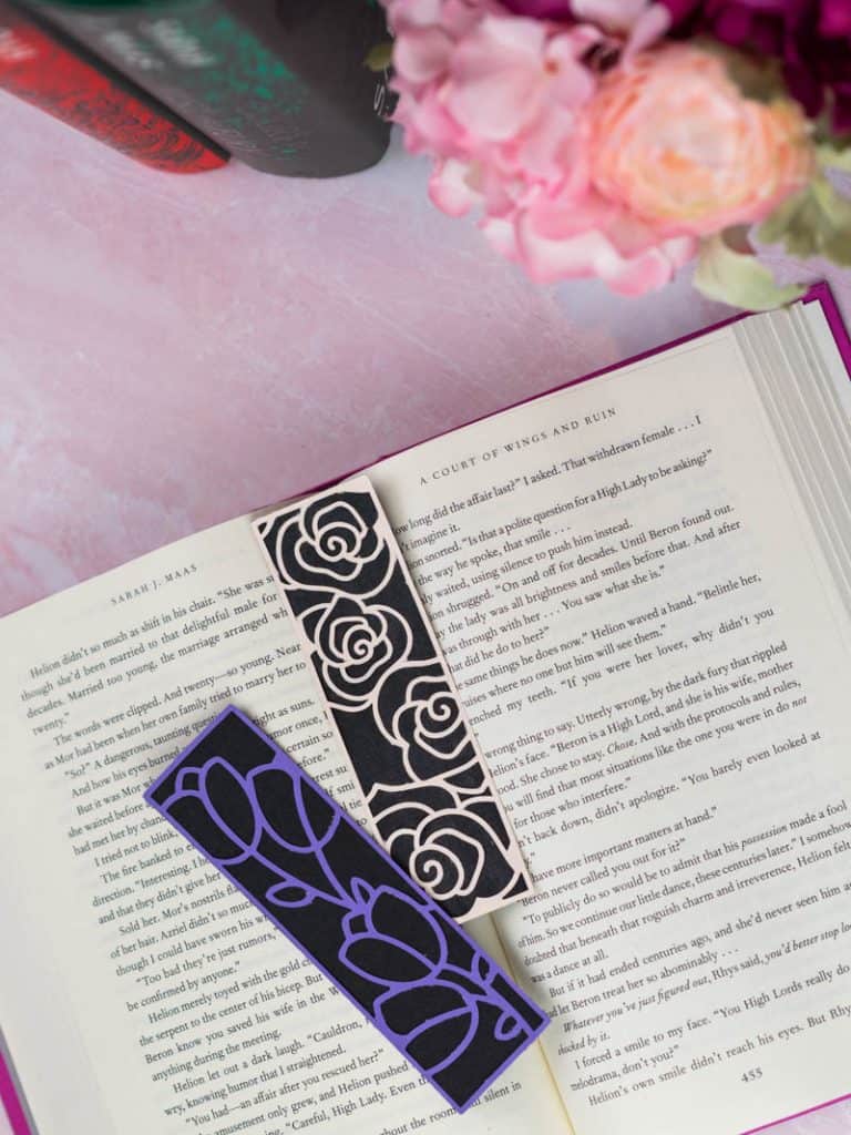 Floral Paper Bookmarks