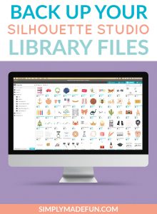 Learn how to back up the Silhouette Design Library V 4.4 or higher to a cloud-based server or your local hard drive.