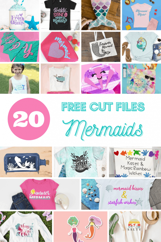 20 free mermaid cut files, free for personal use!